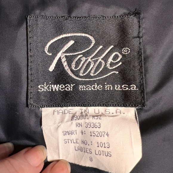 Sold 10/9 Roffe ‘Lotus’ Vintage Colorful Ski Jacket, Size 8 - Picture 13 of 14